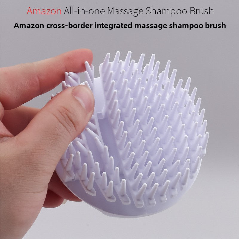 Personal care shampoo massage brush