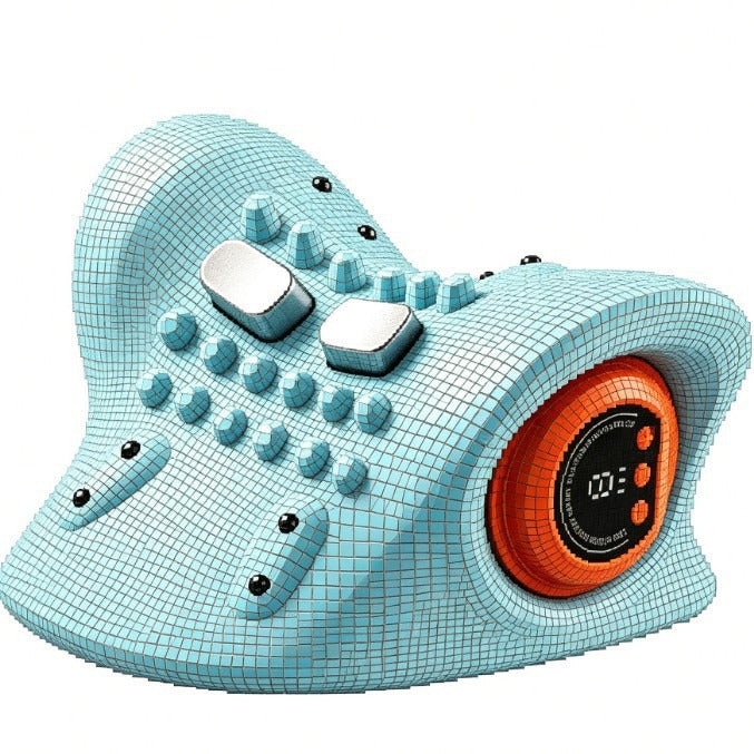 Electric Neck Massager with Heating and Vibration