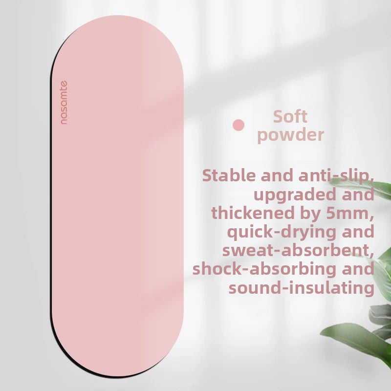Thickened Non-Slip Oval Yoga Mat