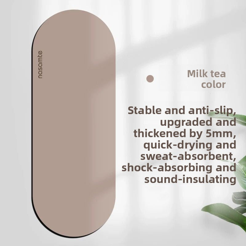 Thickened Non-Slip Oval Yoga Mat