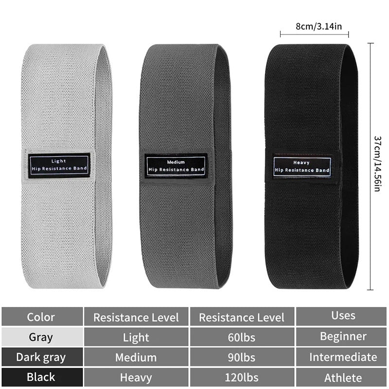 Elastic Fitness Resistance Band for Yoga and Hip Training