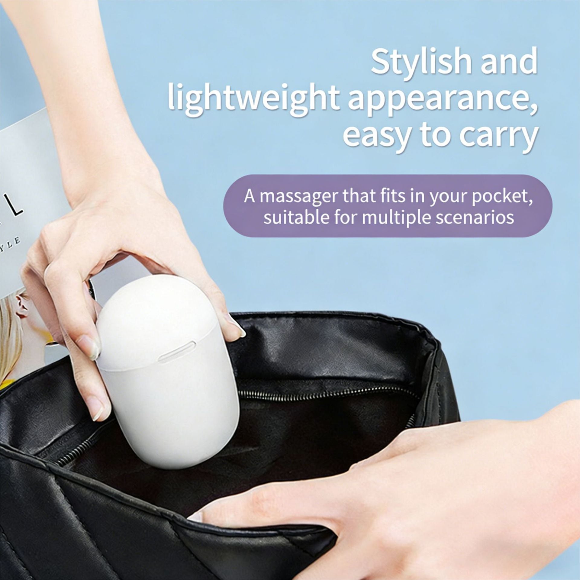 Portable Pulse Massager for Neck Waist Legs and Arms