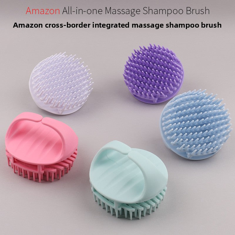 Personal care shampoo massage brush
