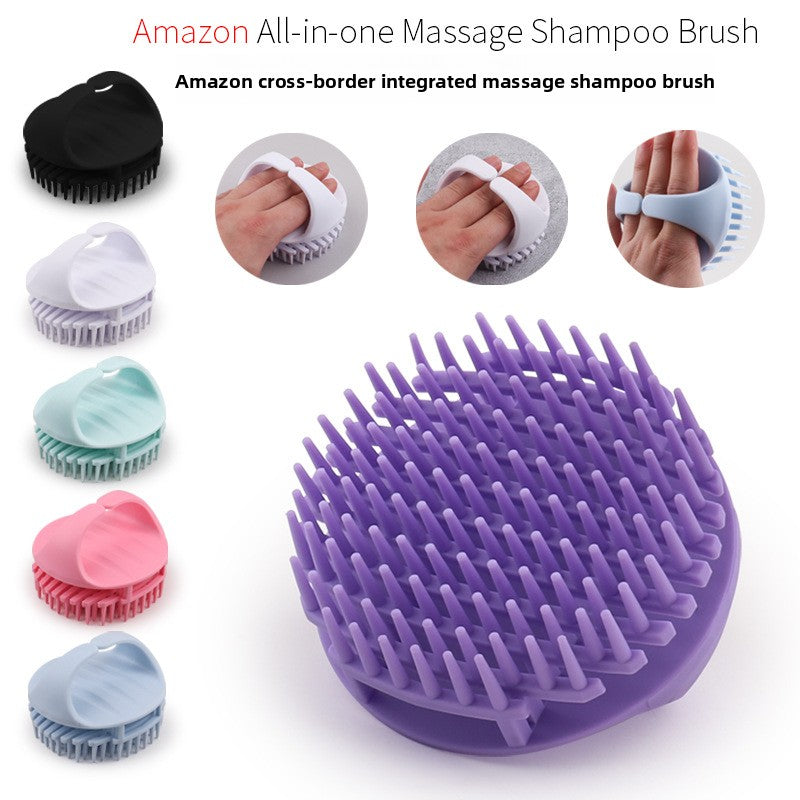 Personal care shampoo massage brush